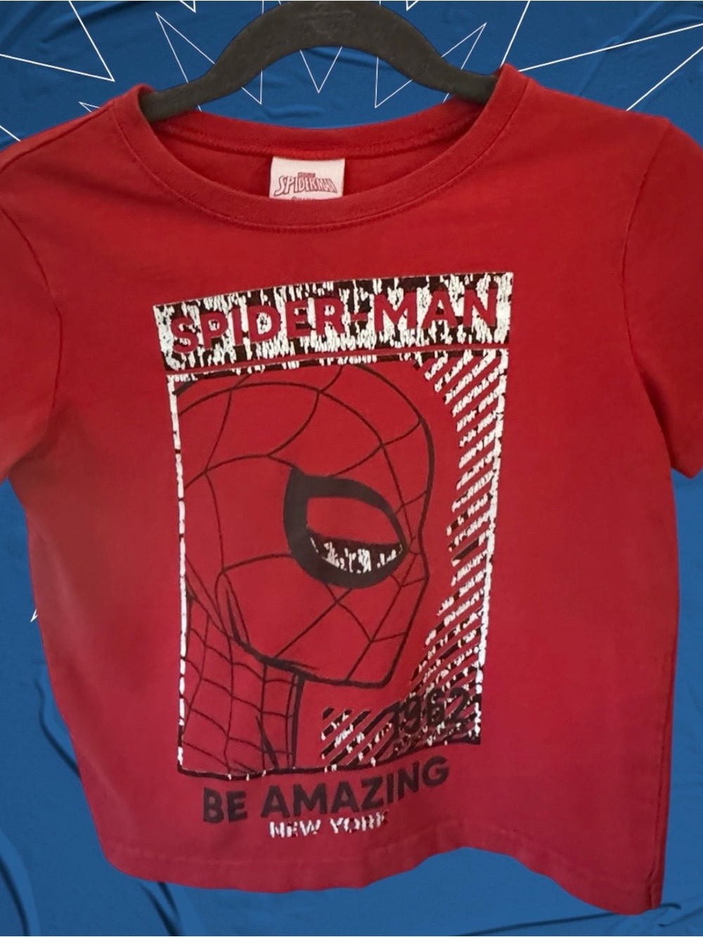 Free | Marvel Spider-Man Red Graphic Tee for Kids